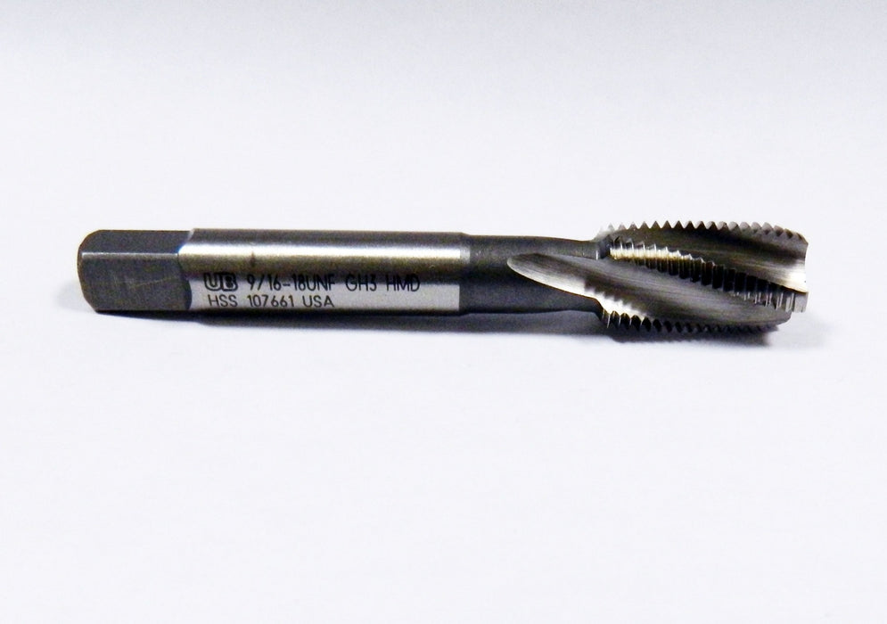 9/16"- 18 NF H3B Spiral Flute Tap HSS Bright Union Butterfield 1721990
