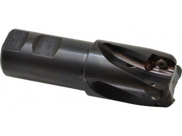 Kennametal Indexable End Mill, 4FL 1-1/2" Cut Dia, 1-1/4" Weldon Shank, 2267628