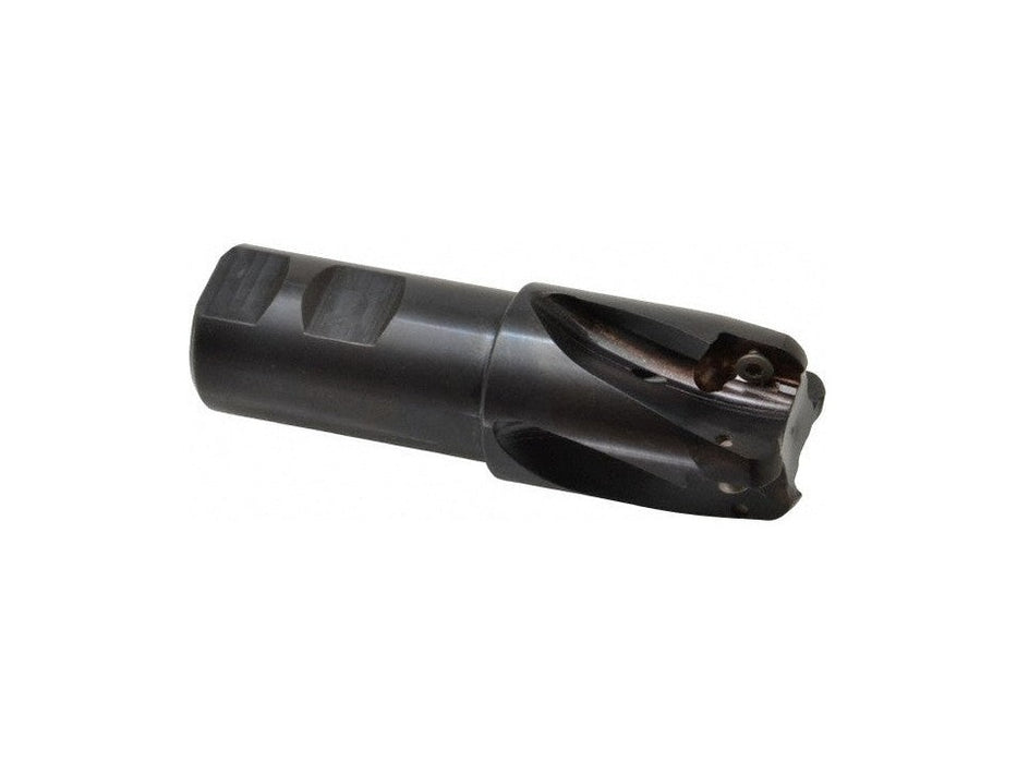 Kennametal Indexable End Mill, 4FL 1-1/2" Cut Dia, 1-1/4" Weldon Shank, 2267628