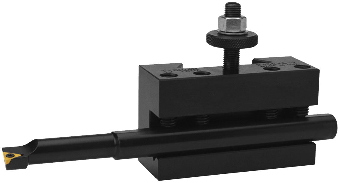 Dorian Tool D25AXA-2, Quick Change Turning, Facing and Boring Holder for SDN25AXA Toolposts, 1/2"-3/4" Tool Capacity