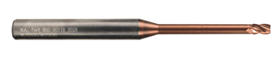 MA Ford 15811800R012N5A, 3mm TuffCut DM 4FL Necked 0.3RStd