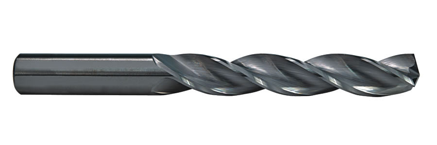 MA Ford 22937400, 9.5 mm Twister AL 5X, High Performance, DIN6537L, 3-Flute Carbide Drill