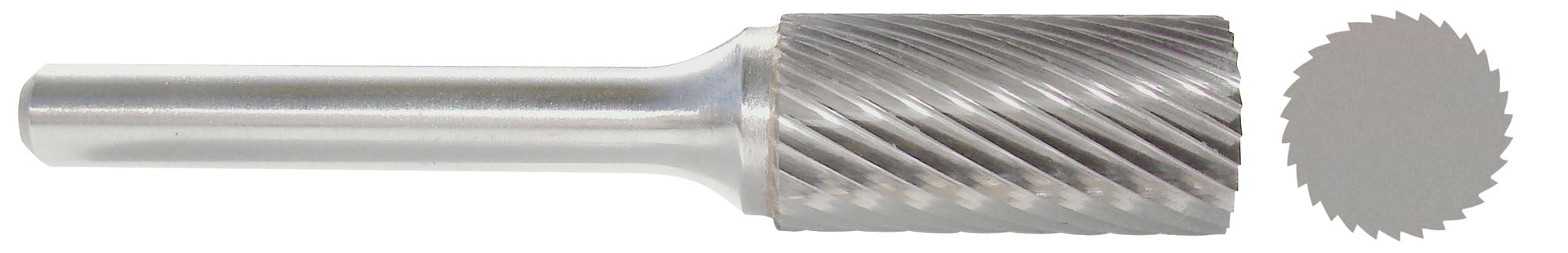 MA Ford 41421, 3/4 Cylinder Flat End Cabide Burr SA-7, Standard