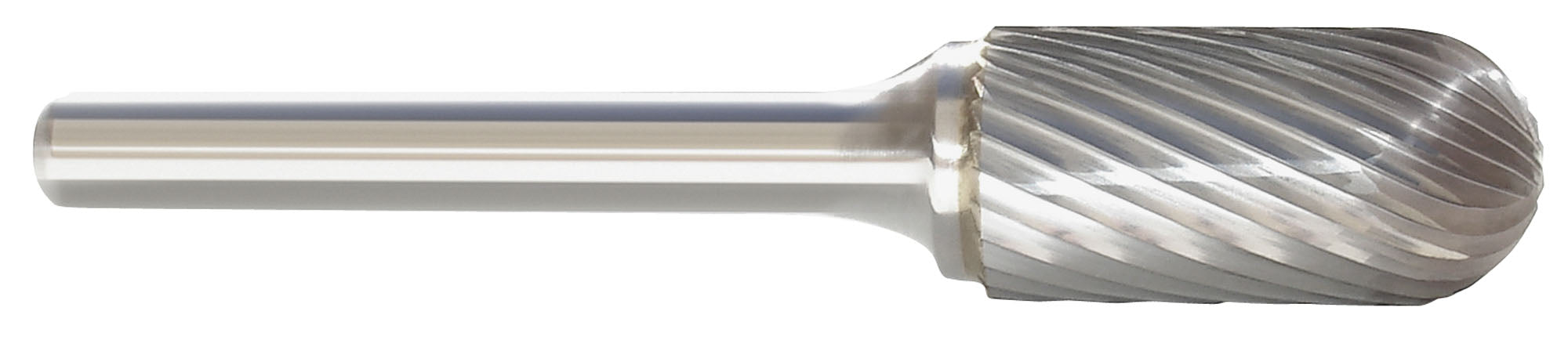 MA Ford 42821, 5/16 Cylinder Radius End Carbide Burr SC-2L6, Standard Alt Diamond (Double),6" Shk Lgth