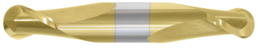 1/8 2FL DE Stub BN TiN Carbide End Mill, MTC-64185