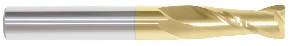 1/8 2FL SE REG w/.030R TiN Carbide End Mill, MTC-61434