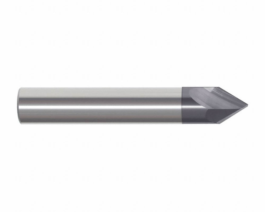 1/4 2FL 60-Deg. Carbide Chamfer Mill AlTiN, MTC-62500