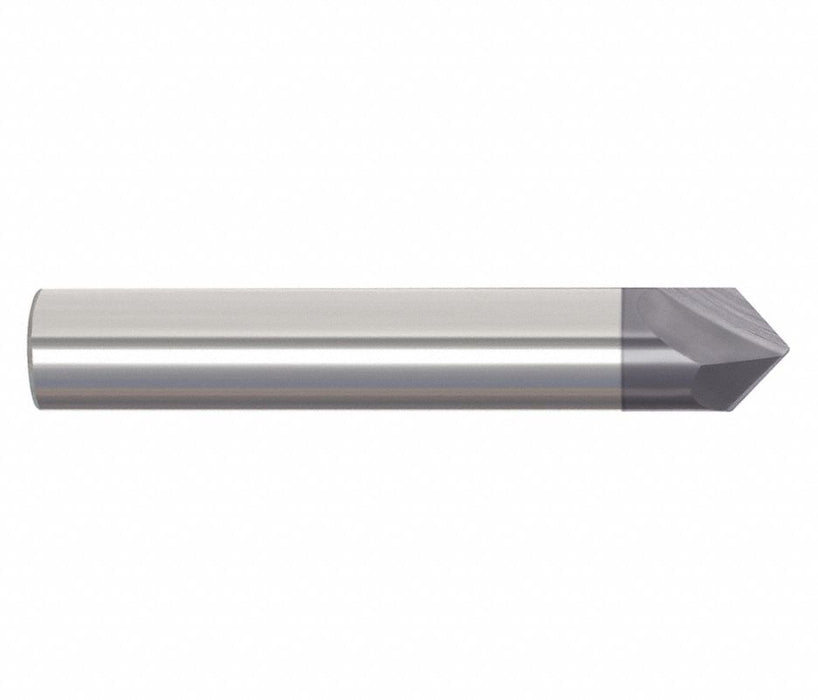 1/4 2FL 90-Deg. Carbide Chamfer Mill AlTiN, MTC-62548