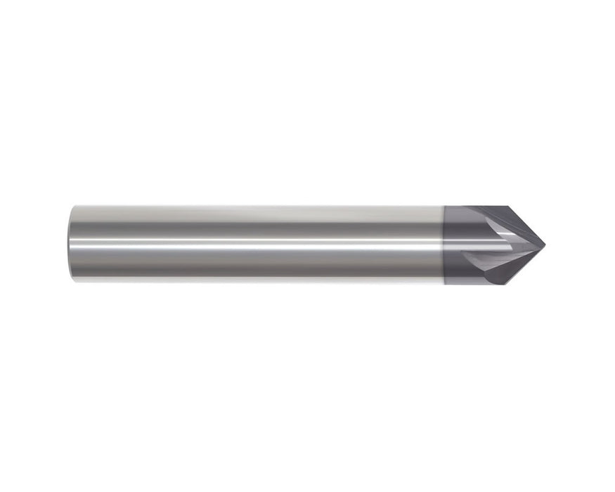 1/2 4FL 90-Deg. Carbide Chamfer Mill AlTiN, MTC-62564