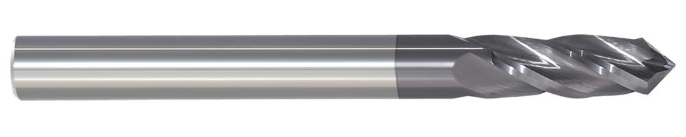 1/4 4FL 60-Degree Carbide Drill Mill AlTiN, MTC-62460