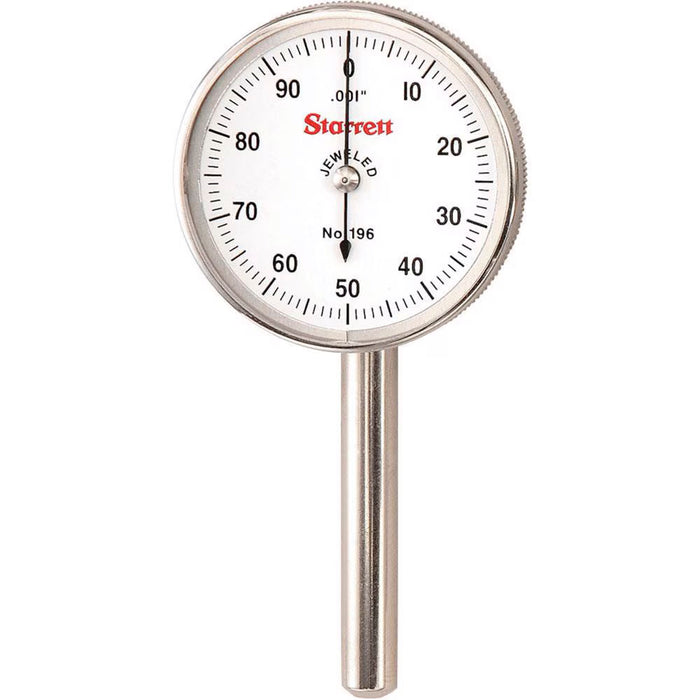 Starrett 0-100" Dial Test Indicator, 196B1