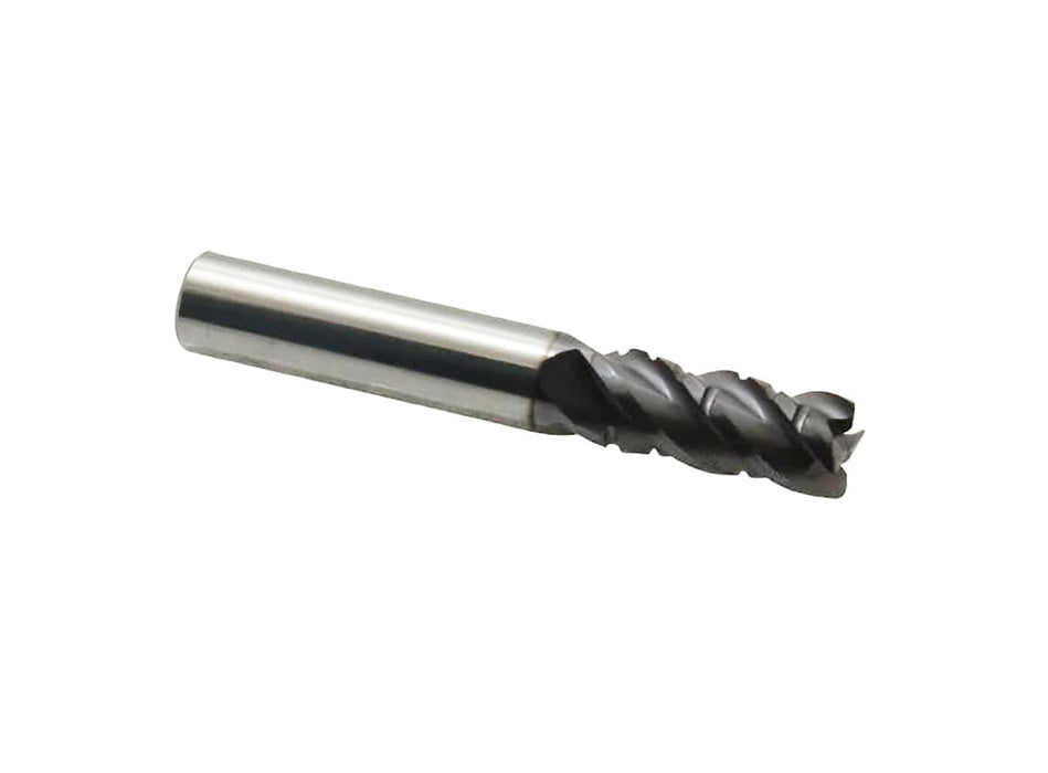 Promax 3/8 4-Flute 0.02CR Carbide End Mill, AlTiN, w/ Chip Breaker 191-32414