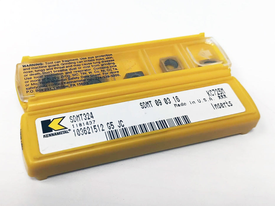 Kennametal SDMT 324 KC725M Carbide Inserts (10 PCS) 1181437