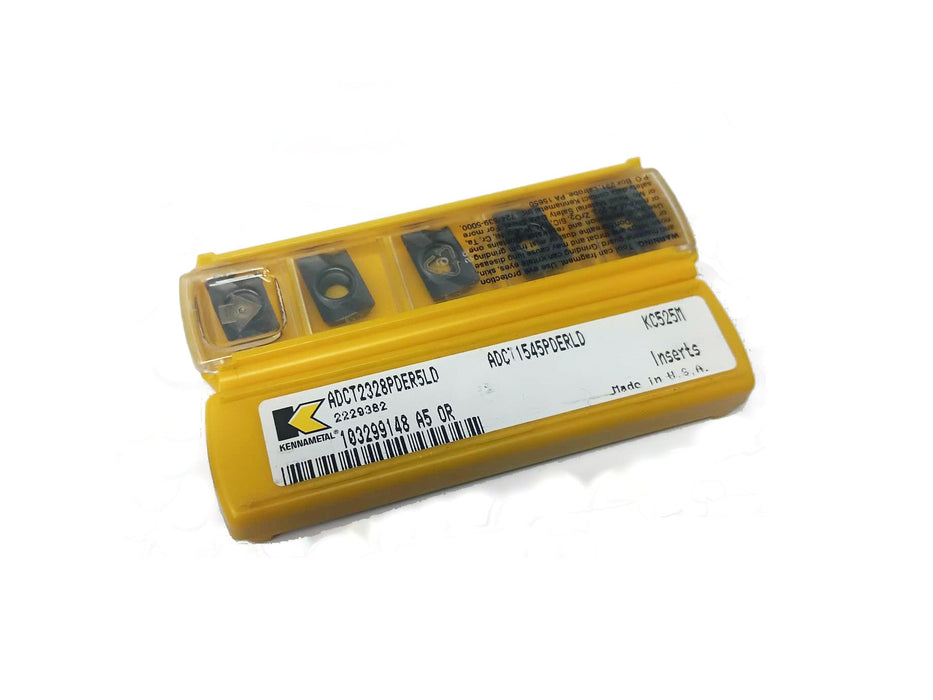 Kennametal ADCT 2328PDER5LD KC525M Carbide Milling Inserts (10 PCS) 2229382