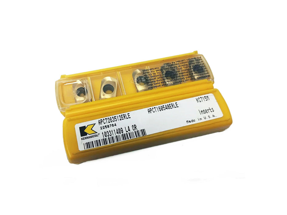 Kennametal APCT 263512ERLE KC715M Carbide Inserts (10 PCS) 2258764