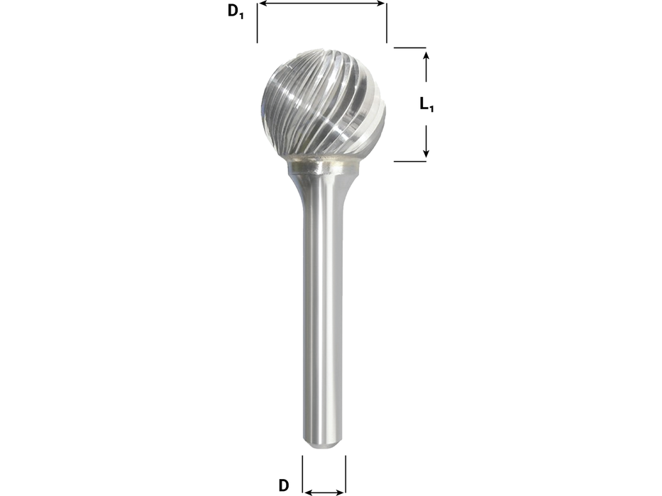 SD-1 Ball S/C Carbide Burr, Monster Tool 310-001089C