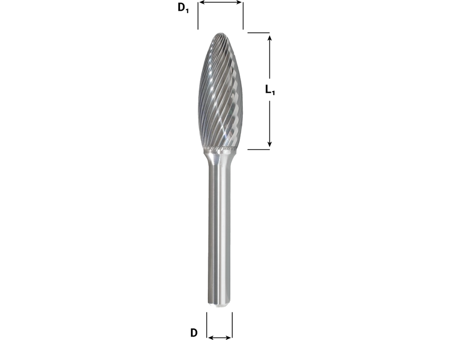 SH-1  FLAME S/C Carbide Burr, Monster Tool 310-001157C