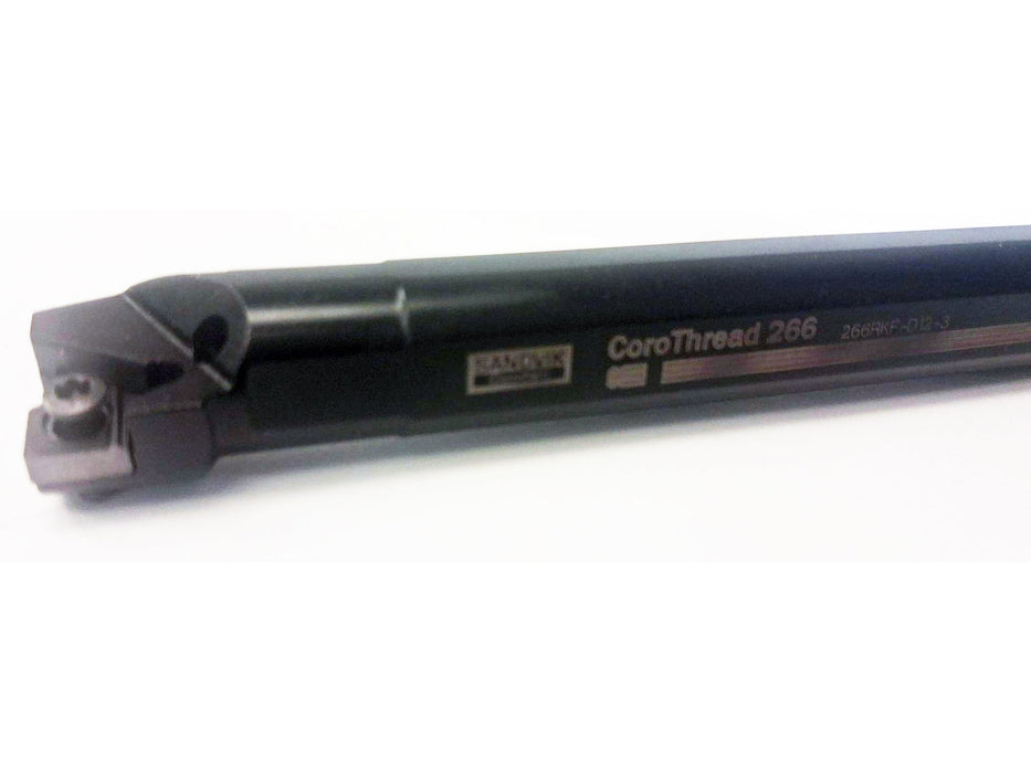 Sandvik Coromant 266RKF-D12-3 INT / EXT RH 3/4" Tool Holder, Coolant, 5758086 CETS.com