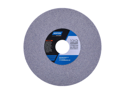 Norton 7 x 1/2 x 1-1/4 Toolroom Wheel, 32A60-HVBE, 66252940879 CETS.com