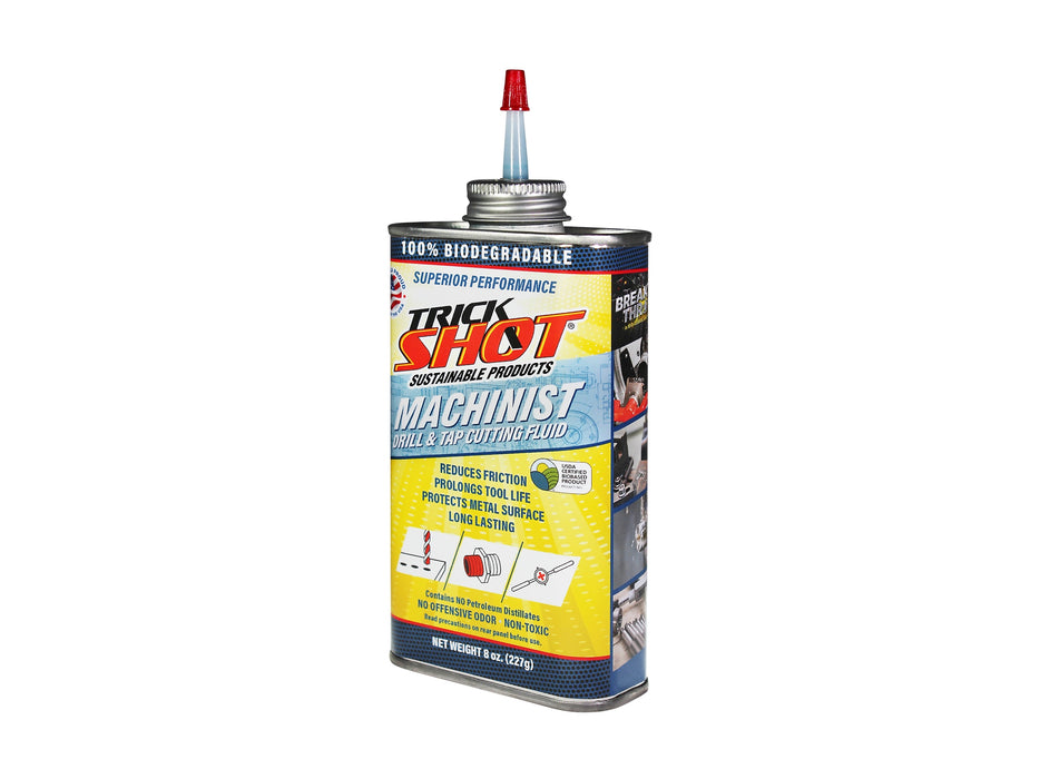 Trick Shot Machinist Drill & Tap Cutting Fluid 8oz Can CETS.com
