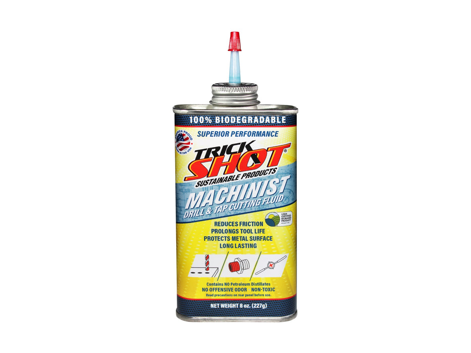 Trick Shot Machinist Drill & Tap Cutting Fluid 8oz Can CETS.com