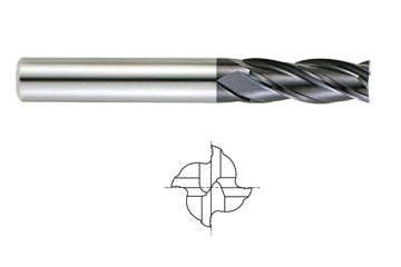 93101, 3/4 4-FL Reg. Length X-Power Carbide End Mill