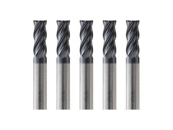 YG1  1/4" 4-Flute Carbide End Mills (5-Pack) G9J48903N-5P