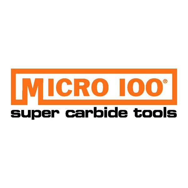 Micro 100 Carbide BEMM-080-2X End Mill (Metric) - 2 Fl 30Deg Universal Ball Nose Coated