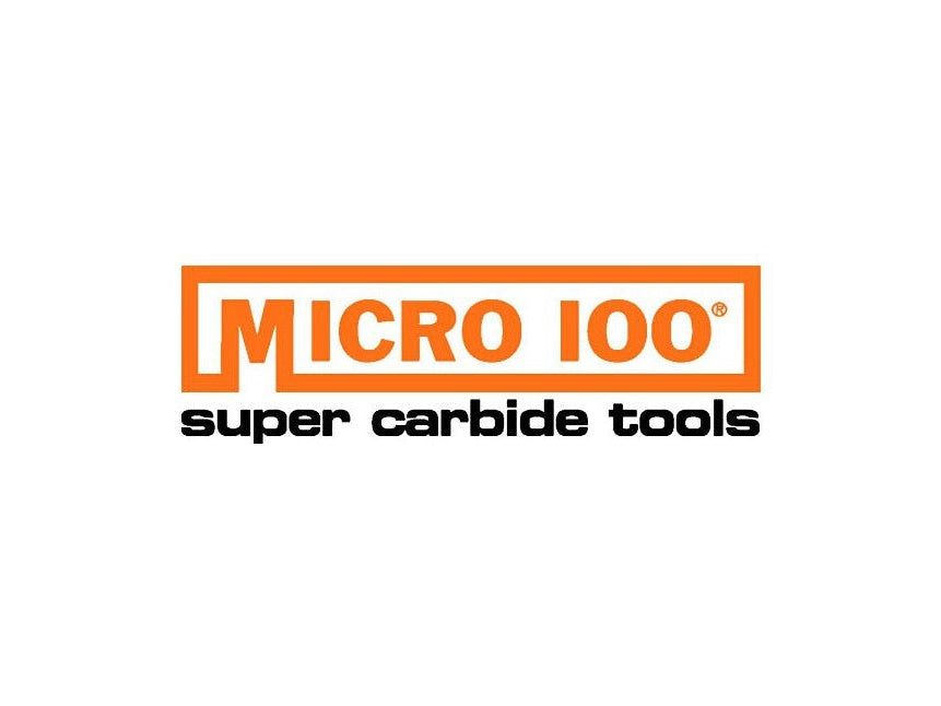 Micro 100 Carbide BEMM-080-2X End Mill (Metric) - 2 Fl 30Deg Universal Ball Nose Coated