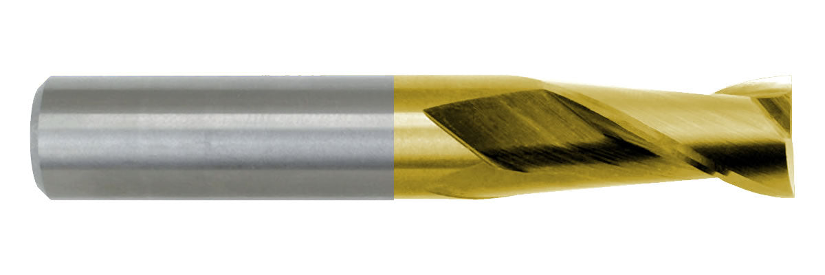MA Ford 12110000T, 1 TuffCut GP, 2FL TiN Carbide End Mill