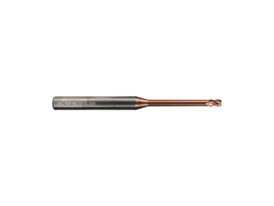 MA Ford 15811800R031N5A, 3mm TuffCut DM 4FL Necked 0.8RStd