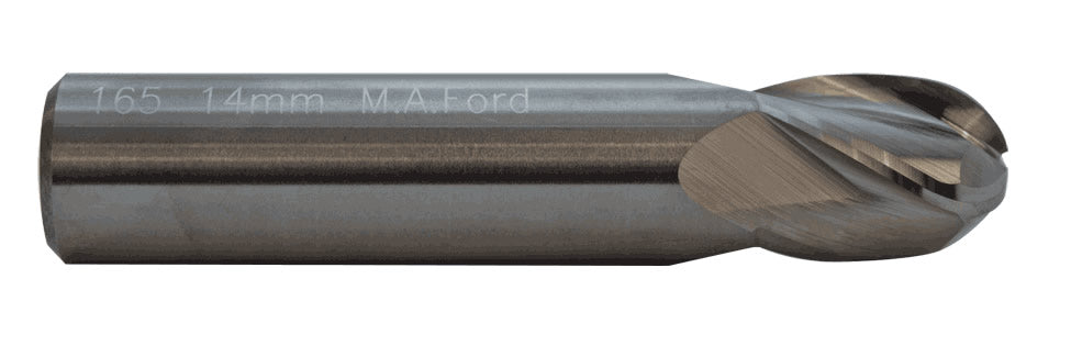 MA Ford 16537500A, 3/8 TuffCut GP, Stub 4FL BN, TiAlN Carbide End Mill