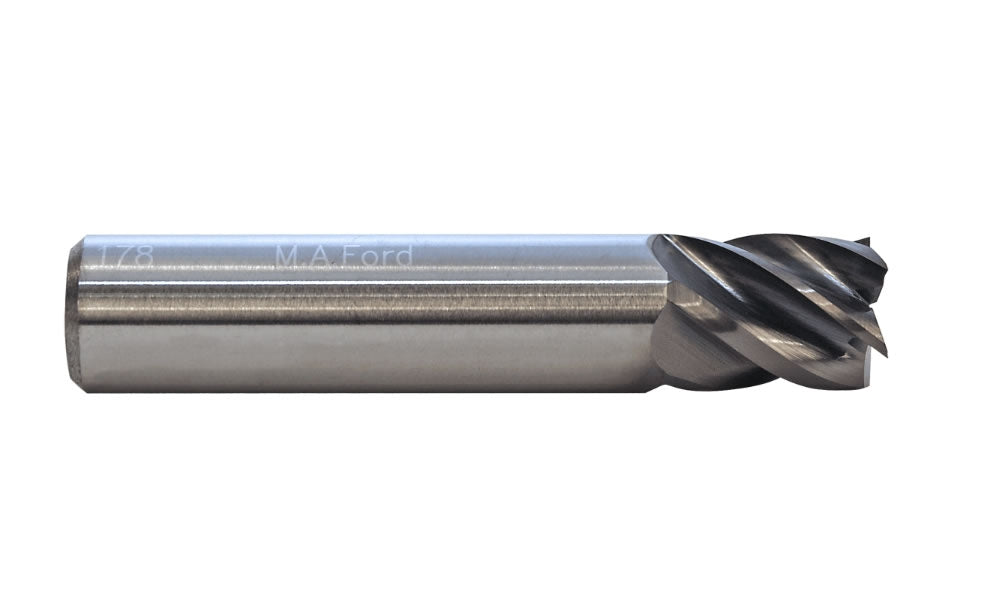 MA Ford 17862525NA, 5/8 TuffCut XR 5FL Carbide End Mill Necked .045R