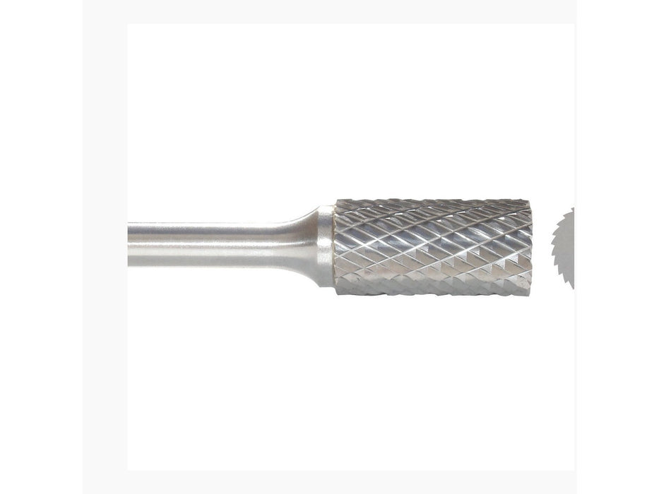MA Ford 41229, 3/8 Cylinder Flat End Cabide Burr SA-3 Double-cut