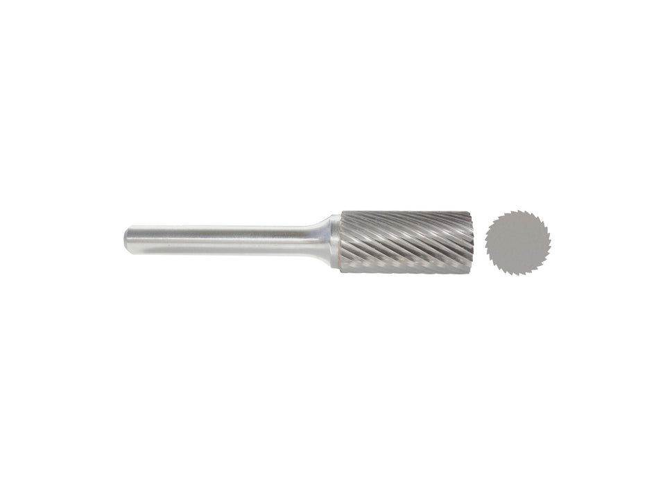 MA Ford 41266, 12mm Cylinder Flat End Cabide Burr SA-5MZ-F, Fine