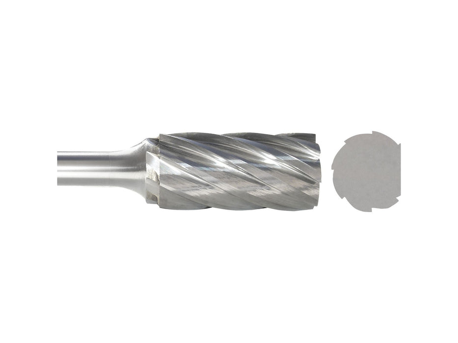 MA Ford 41601, 3/8 Cylinder Flat End Cabide Burr SA-3NF,Shear