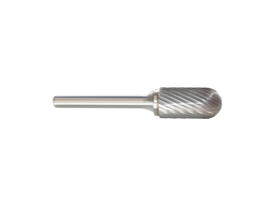 MA Ford 69806, 3mm Cyl Radius End Miniature Carbide Burr SC-42L76M, 76mm OAL, Standard
