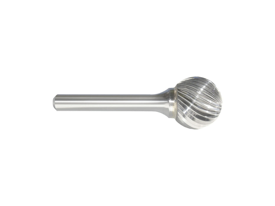 MA Ford 43816, 5/16 Spherical Carbide Burr SD-2L6, Standard,6" Shk Lgth