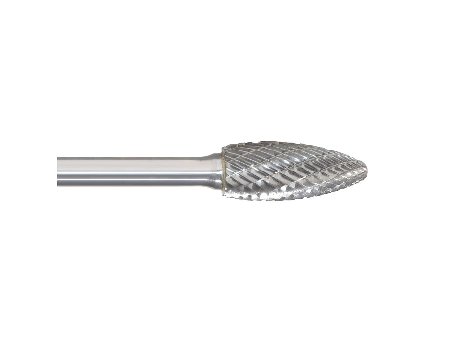 MA Ford 49189, 3/4 Flame Carbide Burr SH-7, Standard Alt Diamond (Double)