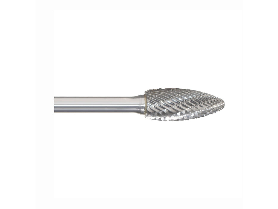 MA Ford 72157, 4.8mm Flame Miniature Carbide Burr SH-53M-D Double-cut