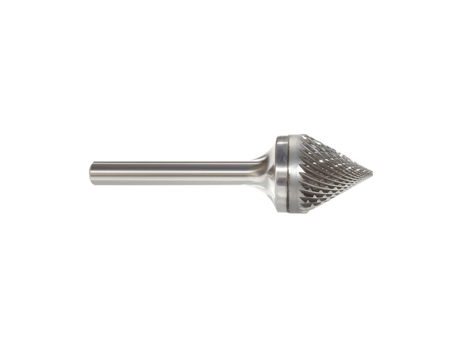 MA Ford 69345, 1/8 60-Deg. Angle Tool Miniature Carbide Burr 60-Deg.SJ-82 Double-cut