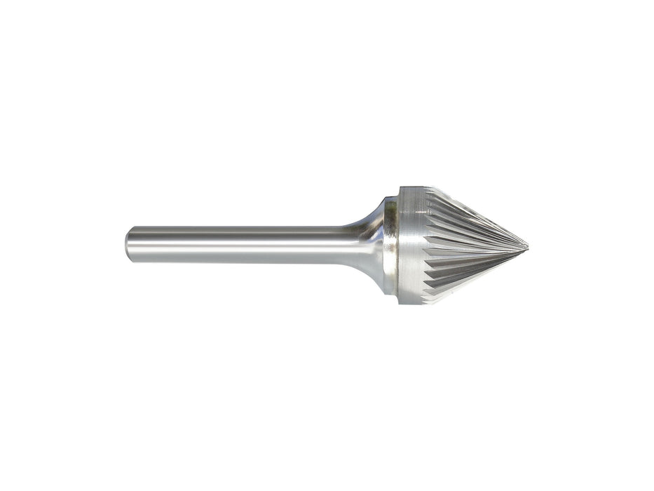 MA Ford 69341, 3mm 60-Deg. Angle Tool Miniature Carbide Burr SJ-82M, Standard