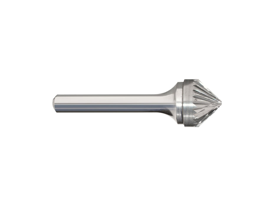 MA Ford 69367, 1/8 90-Deg. Angle Tool Miniature Carbide Burr 90-Deg.SK-42 Double-cut