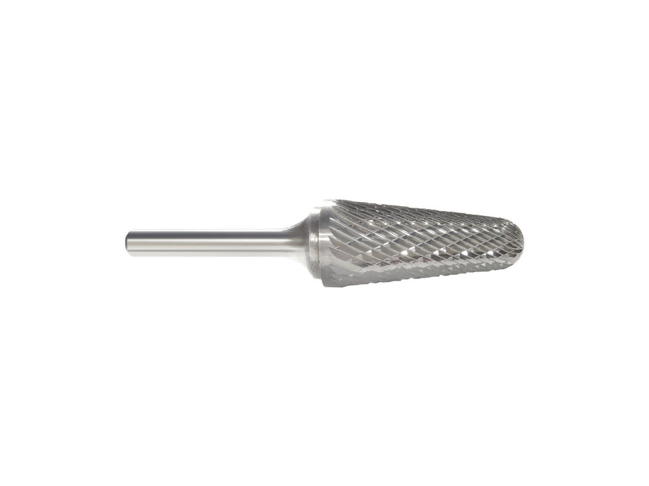 MA Ford 48181, 16mm Conical Radius End Carbide Burr SL-6M-D, Standard Alt Diamond (Double)