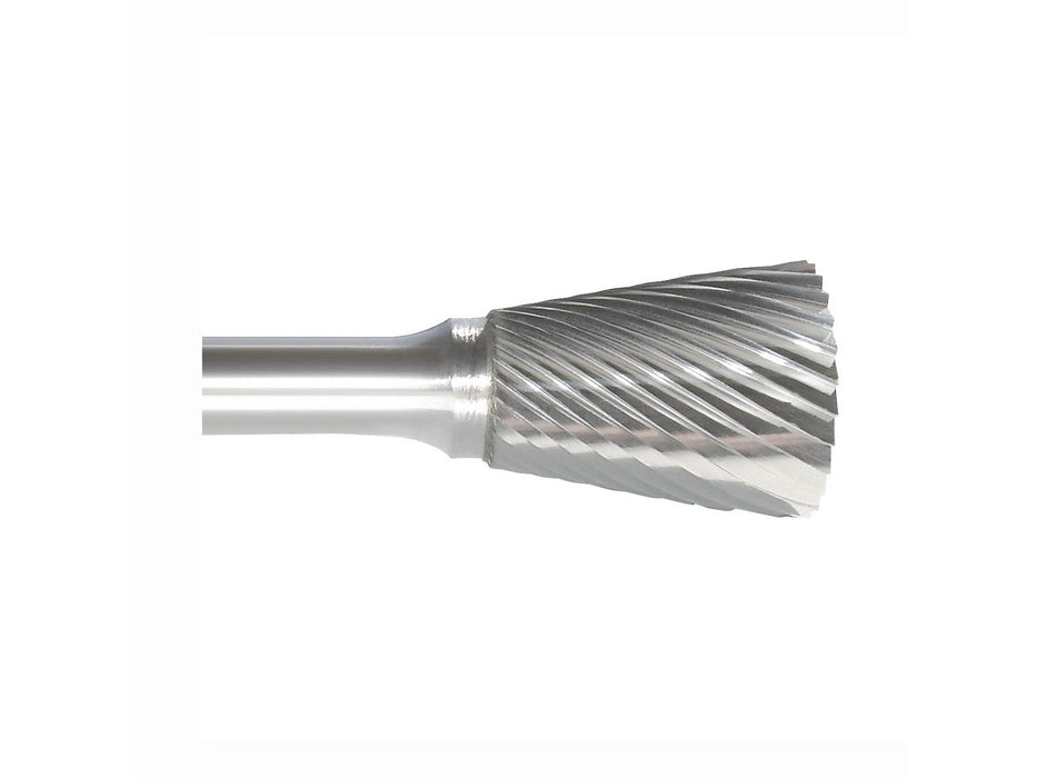 MA Ford 69561, 1/8 Back Taper Miniature Carbide Burr 10-Deg.SN-42, End Cut, Standard