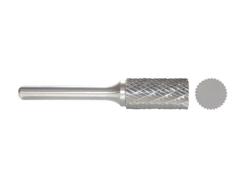 SA-81, 3/16 Cylindrical Double Cut Carbide Burr, MTC-67013