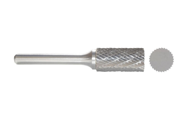 SA-81 3/16 Cylindrical Double Cut Carbide Burr, MTC-67013