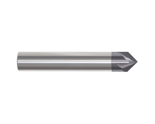 Accupro - 5/8 Diam 4 Flute Solid Carbide 0.015 Chamfer Width Corner Accupro - 5/8 Diam 4 Flute Solid Carbide 0.015 Chamfer Width Corner