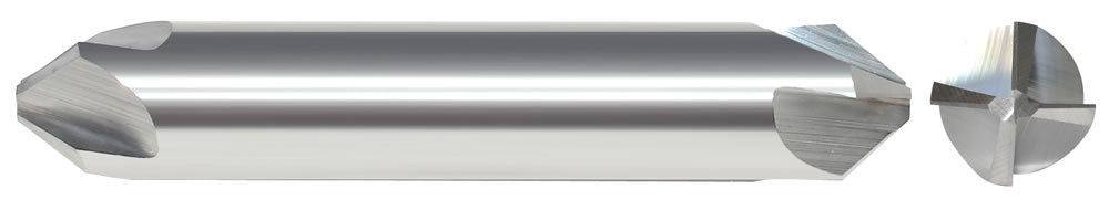 1/8 110-Deg. 4FL DE Carbide Countersink w/ Drill PT, MTC-67772