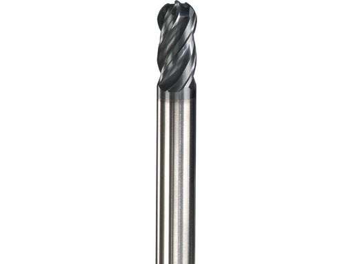 SGS 1/2" 4-FL Ball Nose Carbide End Mill, 36348 CETS.com